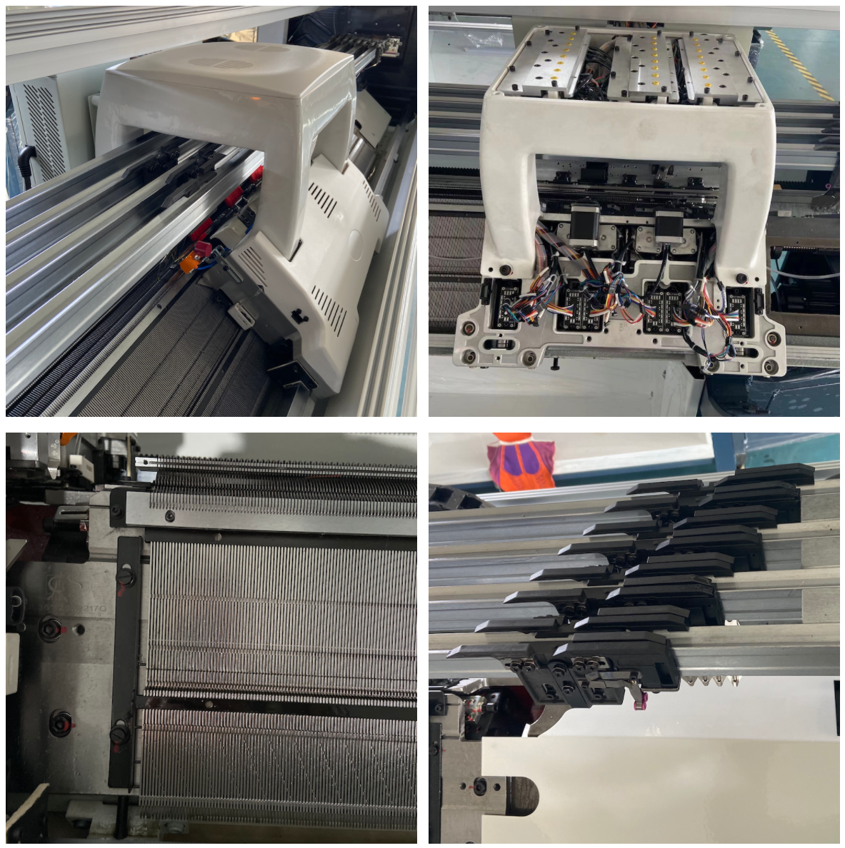 Flat vamp knitting machine for 3d shoe uppers with 36inch