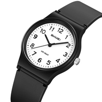 SKMEI 2549 Modische Schlichte Damen-Plastikuhren Marken-Casual-Mädchen-Quarzuhr Wasserdichte Damen-Armbanduhr