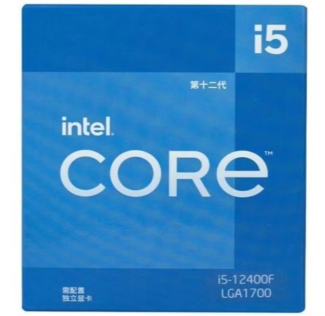 In-tel Core I5 12400F Processor 6 Cores/12 Threads, Turbo up to 4.3GHz, Seamless Gaming Cpu Desktop for Computer