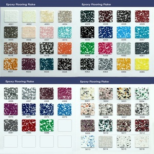 <b>Yellow</b> and Black Best Epoxy Flake Color Epoxy Floor Coating Flakes for Sale - Product Image 6