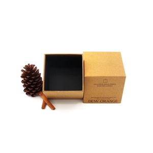 Biodegradable Eco-Friendly Recyclable Kraft Paper <b>Box</b> Recycled Materials Reusable Portable for Candles Customizable Four-Color - Product Image 3