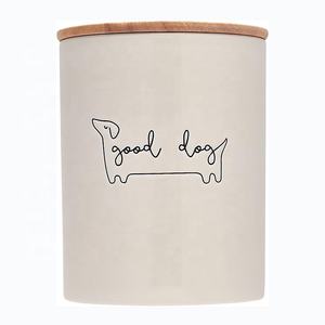 Popüler <span class=keywords><strong>Pet</strong></span> aksesuarları köpek bakımı kavanoz seramik ve ahşap <span class=keywords><strong>Pet</strong></span> gıda depolama şişesi <span class=keywords><strong>Pet</strong></span> kullanımı için - Product Image 1