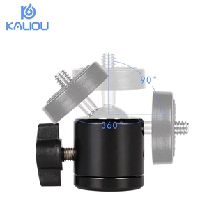 Trépied à montage professionnel <span class=keywords><strong>360</strong></span> degrés pivotant 1/4 "vis Mini adaptateur à rotule pour appareil photo reflex numérique Go Pro - Product Image 5