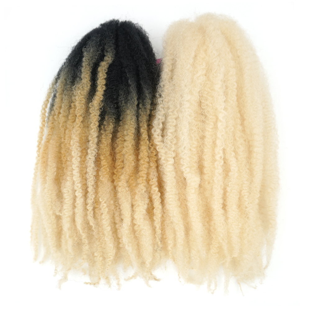 Wholesale 18-Inch High Soft Heat Resistant Afro Kinky Curly Crochet Braid Hair Extensions for Women Deep Wave 100g Synthetic Detail Section 3