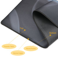 AY vente en gros de haute qualité personnalisé grande taille XXL tapis de souris en néoprène imprimé tapis de souris de jeu étanche avec design