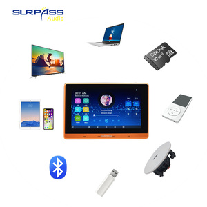 Pw7825m + fcr525 màn hình cảm ứng Bluetooth điều khiển từ xa nhà nền âm nhạc Hệ thống tường khuếch đại với 8 loa Trần - Product Image 5