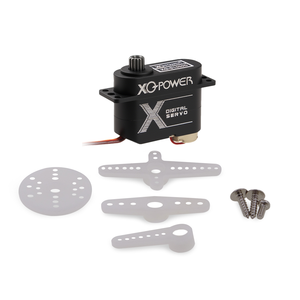 XQ-S1009D 9g ไมโครเซอร์โว 360 องศา 3 กก. 0.07 วินาที 6V-7.4V มอเตอร์เซอร์โวแบบไม่มีแกนกลาง ตัวเรือนอะลูมิเนียมเต็มรูปแบบ เซอร์โว RC สำหรับเฮลิคอปเตอร์ RC ท้ายเครื่องบิน - Product Image 2