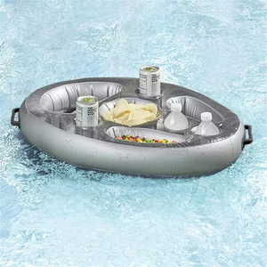 <span class=keywords><strong>Posavasos</strong></span> Inflables Personalizados, Bandeja Flotante para Bebidas, Cerveza, Spa, Bar, PVC, Accesorios para Piscina, Flotador - Product Image 6