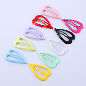 Petite pince à cheveux en métal en forme de cœur creux de 3 cm pour femmes, usage quotidien, pince latérale, accessoire de coiffure DIY - Product Image 3