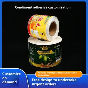 Autocollant personnalisé en papier synthétique imprimé avec logo, auto-adhésif, pour bouteilles d'assaisonnement et de vinaigre de cuisine, idéal pour l'alimentation et le chocolat - Product Image 6