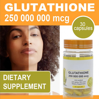 Compléments de beauté antioxydants éclaircissants OEM, pilules blanchissantes pour la peau, glutathion 250 000 000 mcg, vitamine C, capsules de collagène
