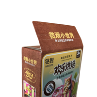 Boîte d'emballage en carton blanc personnalisée avec impression couleur, laminée mate, utilisée pour les boîtes cadeaux de bonbons et de biscuits, boîtes en papier