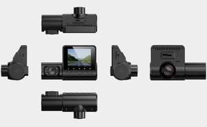 Mini Cámara para Coche, Grabadora de Video, Cámara de Tres Vías, 3 Lentes, M80, Cámara para Vehículo, DVR de 3 Canales, 1080P, DVR Interior - Product Image 5