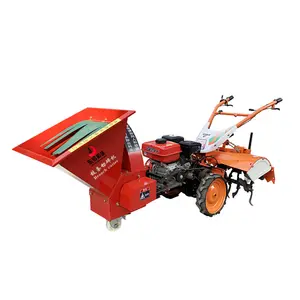 Electric / Diesel Engine Disk Wood Chipper Crusher Machine For sawdust machine wood pellet press