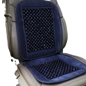 Wood Bead Car Seat <b>Cushion</b> Velvet <b>Back</b> Support For Kia Van Four Seasons Use - Product Image 5