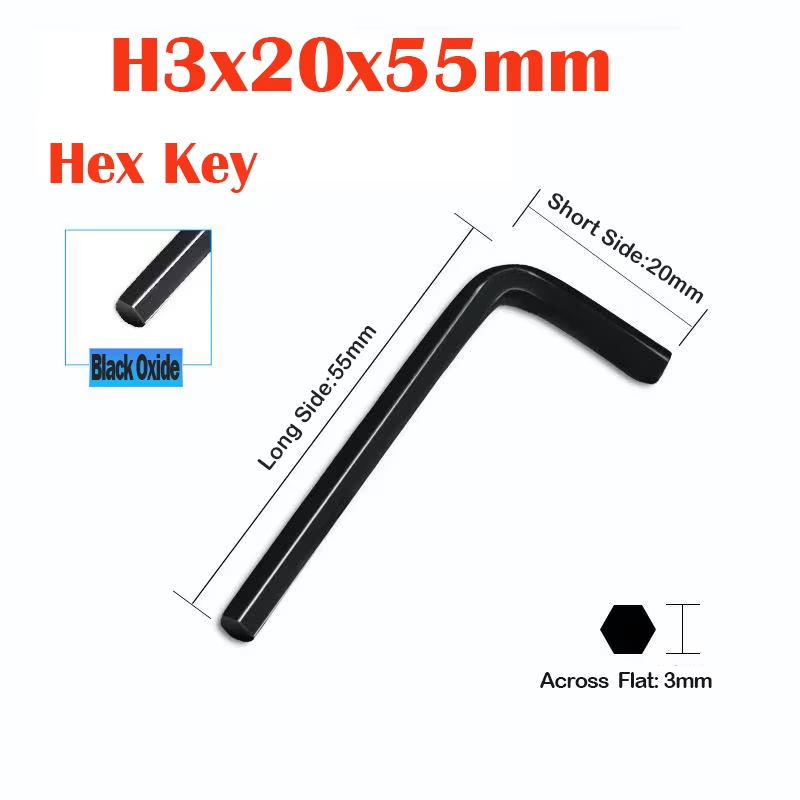 H3x20x55 แบล็กออกไซด์