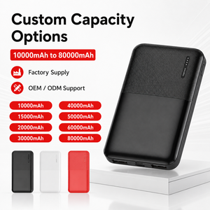 Fabricantes de Baterías Externas de 5000 mAh con Batería de Litio para Teléfonos, Personalizables, Baterías 18650, 26650, 21700, Carga Rápida de 50000 mAh - Product Image 2