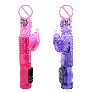 bees and butterflies telescopic bead rod G-point vibrator female masturbation rod