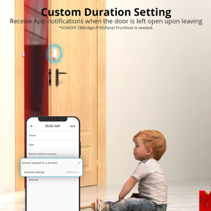 SONOFF SNZB-04P Zigbee kablosuz kapı pencere sensörü ev güvenlik Alarm sensörü yerel akıllı sahne üzerinden eWeLink <span class=keywords><strong>Google</strong></span> yardımcısı - Product Image 2