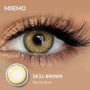 คอนแทคเลนส์สีธรรมชาติ MIEMO ขนาด 14.2 มม. ความโค้งฐาน 8.6 มม. ความชื้น 38% บรรจุ 2 ชิ้น แพ็คแบบแผง ขายส่ง - Product Image 3