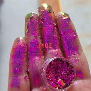 Unregelmäßige Sparkle Cosmetic Grade Multi chrom Chamäleon Flocken für Lidschatten Make-up - Product Image 2