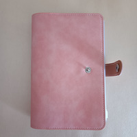 Carnet de notes A6 en cuir Pu à couverture souple, Portable et personnalisé, classeur à feuilles mobiles, classeur à anneaux