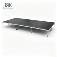Scène portable, scène modulaire, scène en aluminium pour événements, plateforme pour mariages, concerts et événements