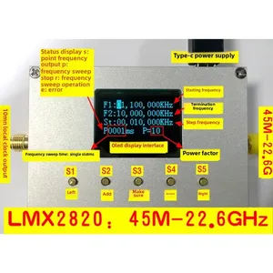 LMX2820 45MHz-22,6 GHz Módulo generador de señal <span class=keywords><strong>RF</strong></span> Fuente de señal <span class=keywords><strong>RF</strong></span> Puerto de salida SMA + Tipo-C - Product Image 4