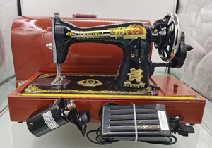 Nouvelle machine à coudre manuelle domestique JA2-1, modèle ancien, à alimentation manuelle, à plat, avec formation de point de chaînette - Product Image 2