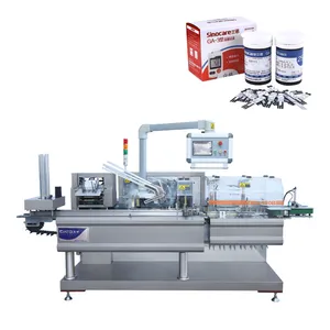 Automatic Horizontal Disposable Rapid Test Kit Box Cartoning Machine Medical Test Strip Carton Box Packing Machine