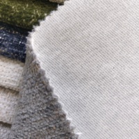Tela Chenilla Teñida con Hilo Dobby, 320 GSM, 100% Poliéster de Alta Densidad, para Tapicería de Sofás y Almohadas