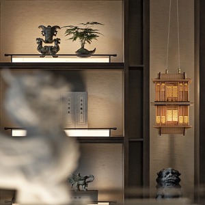 Lámpara de Araña Arquitectónica de Estilo Chino Antiguo Loulan, Modelo Nuevo, Lámpara Decorativa para Sala de Estar, Lámpara Colgante - Product Image 4