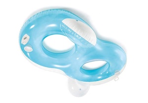 Intex 56800 <strong>Inflatable</strong> Figure-of-8 Double Recliner With Backrest <strong>Floating</strong> Swimming Ring <strong>Inflatable</strong> <strong>Mats</strong> - Product Image 5