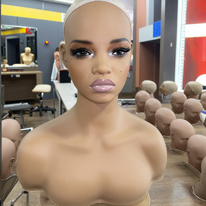 <span class=keywords><strong>Testa</strong></span> di <span class=keywords><strong>manichino</strong></span> <span class=keywords><strong>per</strong></span> <span class=keywords><strong>trucco</strong></span> femminile realistica <span class=keywords><strong>per</strong></span> la visualizzazione della parrucca manichini di plastica - Product Image 1