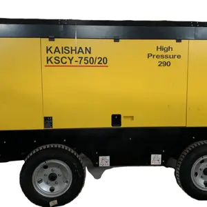 Kaishan KSCY750-20 310HP 750cfm high pressure portable diesel screw air compressor for mine drilling machine