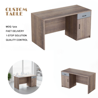 Ensemble de bureau durable pour les employés de l'entreprise, bureau modulaire, postes de travail confortables, table d'ordinateur de bureau avec un design moderne