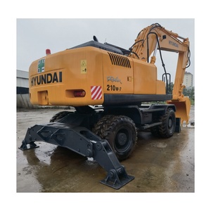Excavatrice sur pneus Doosan DH210W-7 de 21 tonnes d'occasion, d'origine coréenne, en bon état, en stock - Product Image 2
