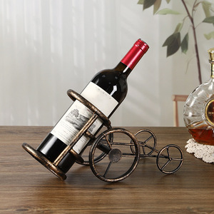 Mystic Arts - Botellero de hierro para sala de estar y comedor, adorno decorativo de almacenamiento, artesanía 7133D - Product Image 3