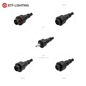 Nam Đến Nữ Ngoài Trời Ip65 15Cm Chiều Dài 2P 3P 4P 5P Nối Điện Chống Thấm Nước - Product Image 3