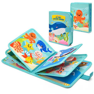 <span class=keywords><strong>Livre</strong></span> d'activités Montessori personnalisé OEM en feutre recyclé éco-responsable sur le thème des planètes spatiales pour enfants, idéal pour la maternelle et l'éducation préscolaire - Product Image 6