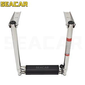 Échelle de bateau Seacar en acier inoxydable 304 rétractable pour yacht, matériel marin - Product Image 5