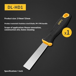 Mạnh mẽ công nghiệp cấp công cụ DL-HD12345 thép không gỉ sơn scraper Putty dao để làm sạch - Product Image 2