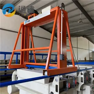 hard chrome plant semi automatic electroplating machine Iron plating machine