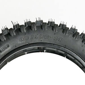 Pneu 90/100-<span class=keywords><strong>14</strong></span> de <span class=keywords><strong>14</strong></span> <span class=keywords><strong>pouces</strong></span> pour Pit Bike Dirt Bike Roue arrière, Utilisation hors route - Product Image 4