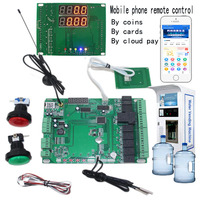 Carte de contrôle pour distributeur d'eau LFT LFT-IOT02, 12V CC, 9 relais, paiement intelligent (pièces/bandes magnétiques/cartes/paiement cloud) -20°C
