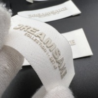 Étiquettes en silicone 3D personnalisées, étiquettes tissées de luxe, étiquettes lavées avec logo de marque pour vêtements, robes, chapeaux, pantalons, chaussures, chaussettes, sacs