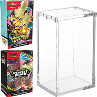 Boîte de protection en acrylique transparente personnalisée pour One Piece Booster Box, boîte de présentation anti-poussière et anti-UV pour TCG ETB SPC