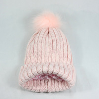 Mode Unisex Gebreide Custom Beanie Bobbel Hoeden Verwijderbare Pom Bulk Winter Vlek Gevoerde Zijde Binnenkant Mutsen