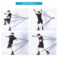 LIVEPRO Bande de Résistance en Latex pour Basketball, Boxe, Combat et Exercice, Accessoires de Rack, Sangles de Tension