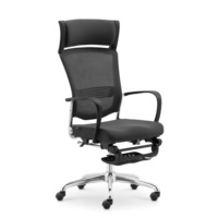 Chaise de bureau ergonomique avec appuie-tête réglable multi-axes, support lombaire, repose-pieds, accoudoirs synchronisés et inclinaison à 170° °   Reposez-vous pour travailler